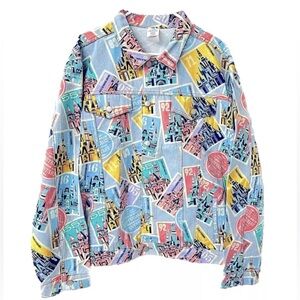 2022 Disney Parks D23 Castles Of Disney Collection Denim Jacket XXL
